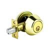 Sylvan Polished Brass Double Cylinder Deadbolt