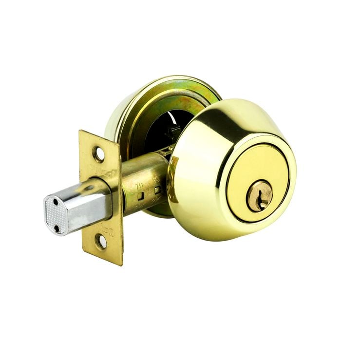 Sylvan Polished Brass Double Cylinder Deadbolt