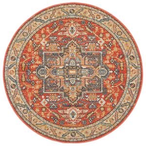 Heritage 850 Terracotta 150x150cm Rug