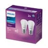 Philips B35 B22 LED 500Lm Cool Daylight 5W Fancy Round - 2 Pack