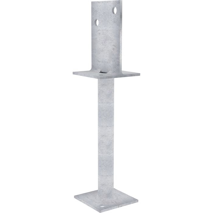 Dunnings 300mm Leg M12 Galvanised Centre Fix Anchor Post