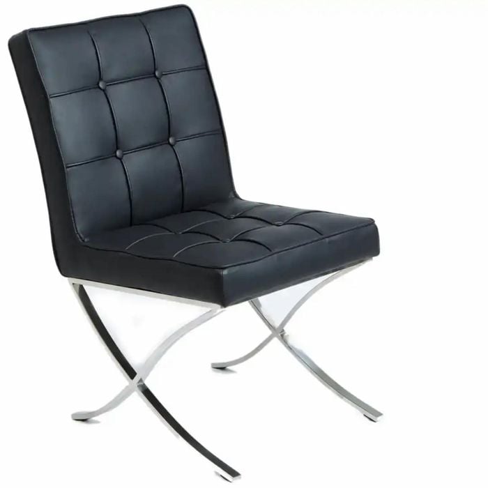 Pandora Black Modern Design Leather Dining Chair