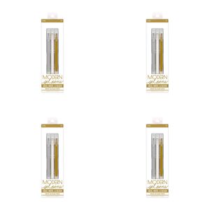4x 3pc Ooly Metallic Modern Gel Pens Schl Writing/drawing Stationery 0.5mm 3y+