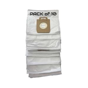 10 Pack Synthetic Vacuum Bags for Nilfisk Elite King and Extreme Series