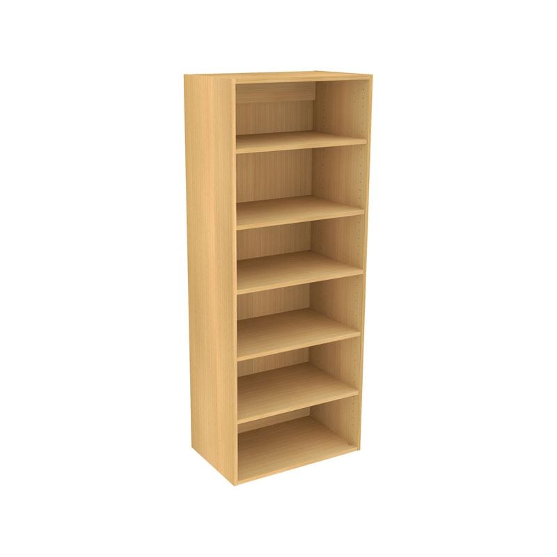 Lugna 1536 x 600 x 380mm Sand 4 Shelf Inset Unit
