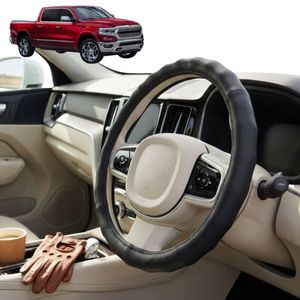 Australian Goose Steering Wheel Cover for RAM 1500 Laramie 2019 - Current (DT) Circle Black
