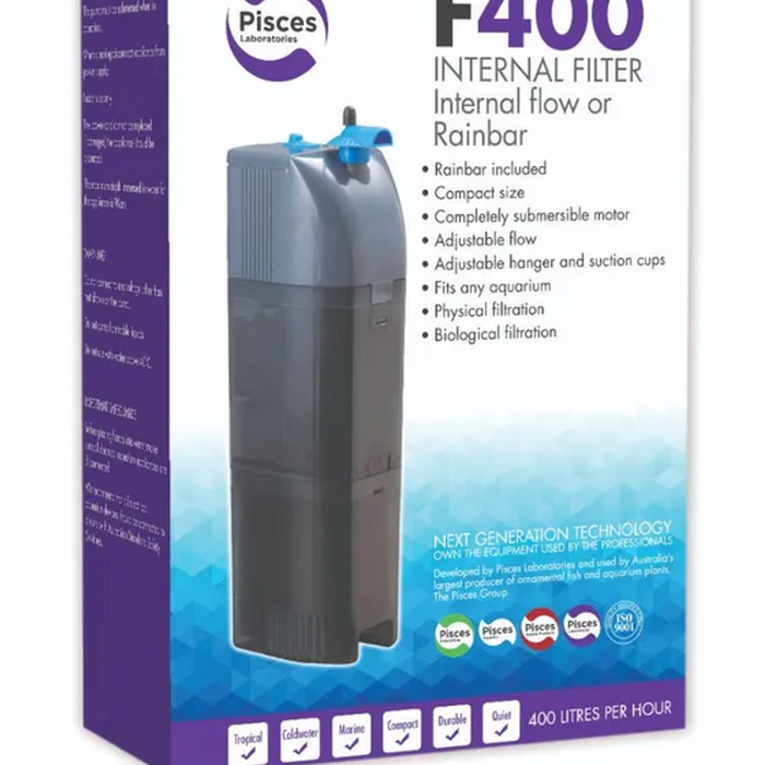 Pisces Aquatics Internal Filter F400 - 400l/h (lab107)