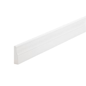 66 x 18mm 5.4m Moulding White Pine FJ Primed Lambs Tongue