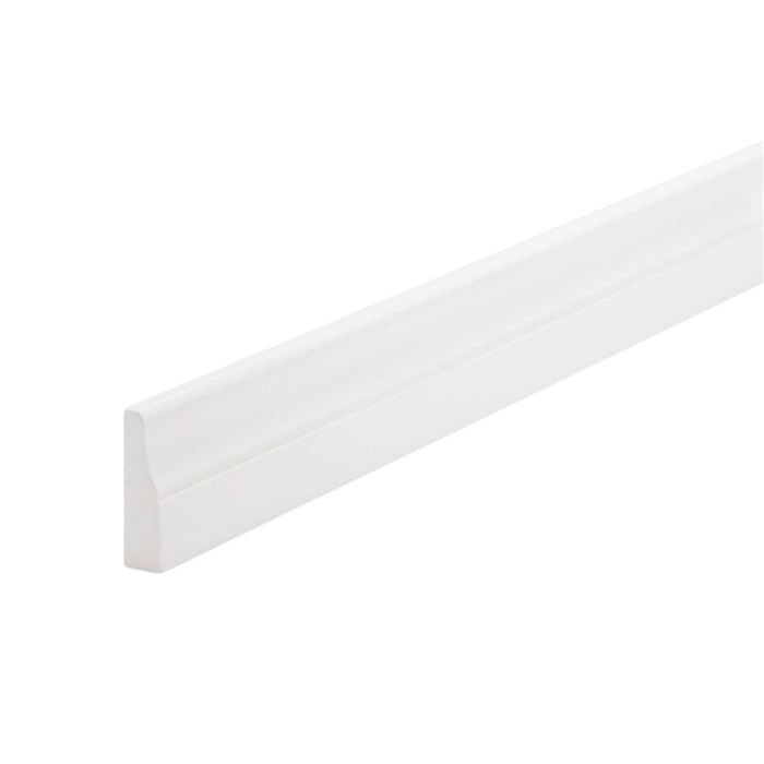 66 x 18mm 5.4m Moulding White Pine FJ Primed Lambs Tongue