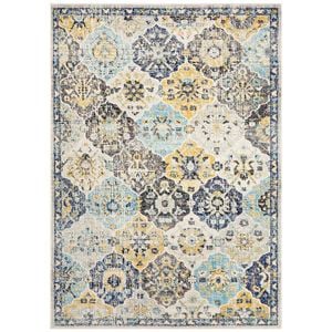 The Rug Connection Sense 266 Blue 400x300cm - Extra Extra Large Transitional Pet Friendly Indoor Floor Rug