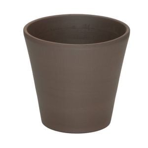 Eden 16cm Titanium Clay Cono Italian Terracotta Pot