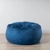 Pierre Fur Bean Bag - Ocean Blue