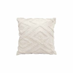 Diamond Texture Filled Cushion Square - 45cm x 45cm Taupe