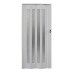 Pillar 85 x 203cm White Platinum PVC Concertina Door