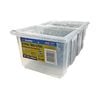 Zenith 10 - 8 x 50mm Galvanised Square Drive Countersunk Ribbed Head Timber Screws - 500 Pack