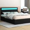 ALFORDSON Bed Frame RGB LED Gas Lift King