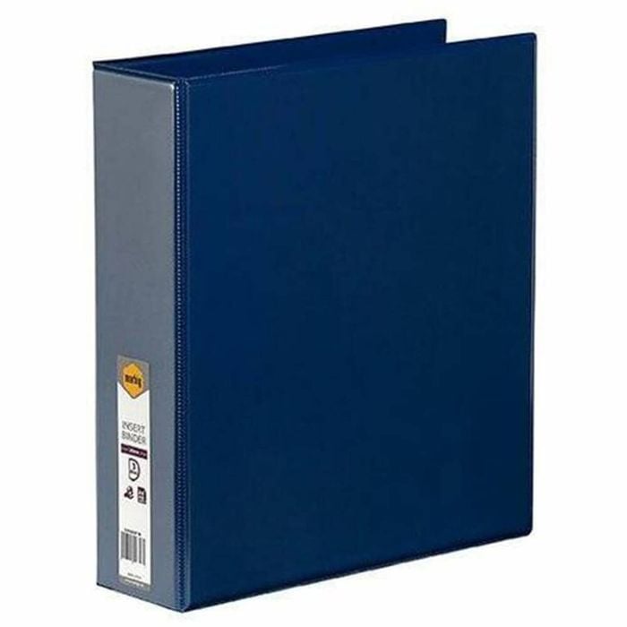 Marbig 3 D-ring Clearview Insert Binder 50mm (A4) (Blue)