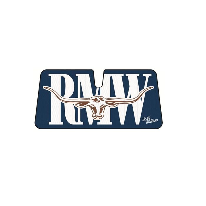 R.m.williams Rmw Traditional Logo Car Sun Shade Windshield Visor Front Window Windscreen