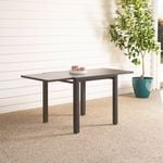 Mimosa Charcoal Aluminum Cordoba Extension Table