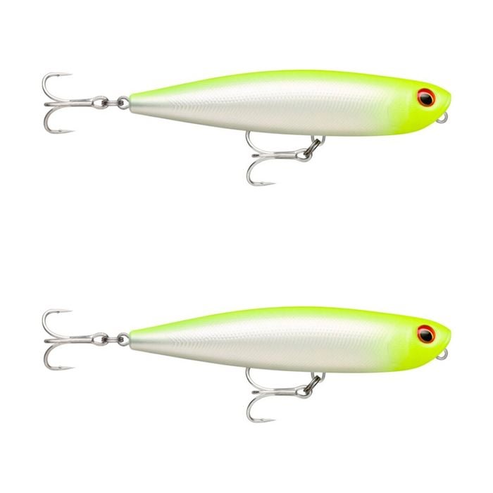2x Rapala 11cm Precision Xtreme Pencil Saltwater Fishing Lure -SL/FL Chartreuse