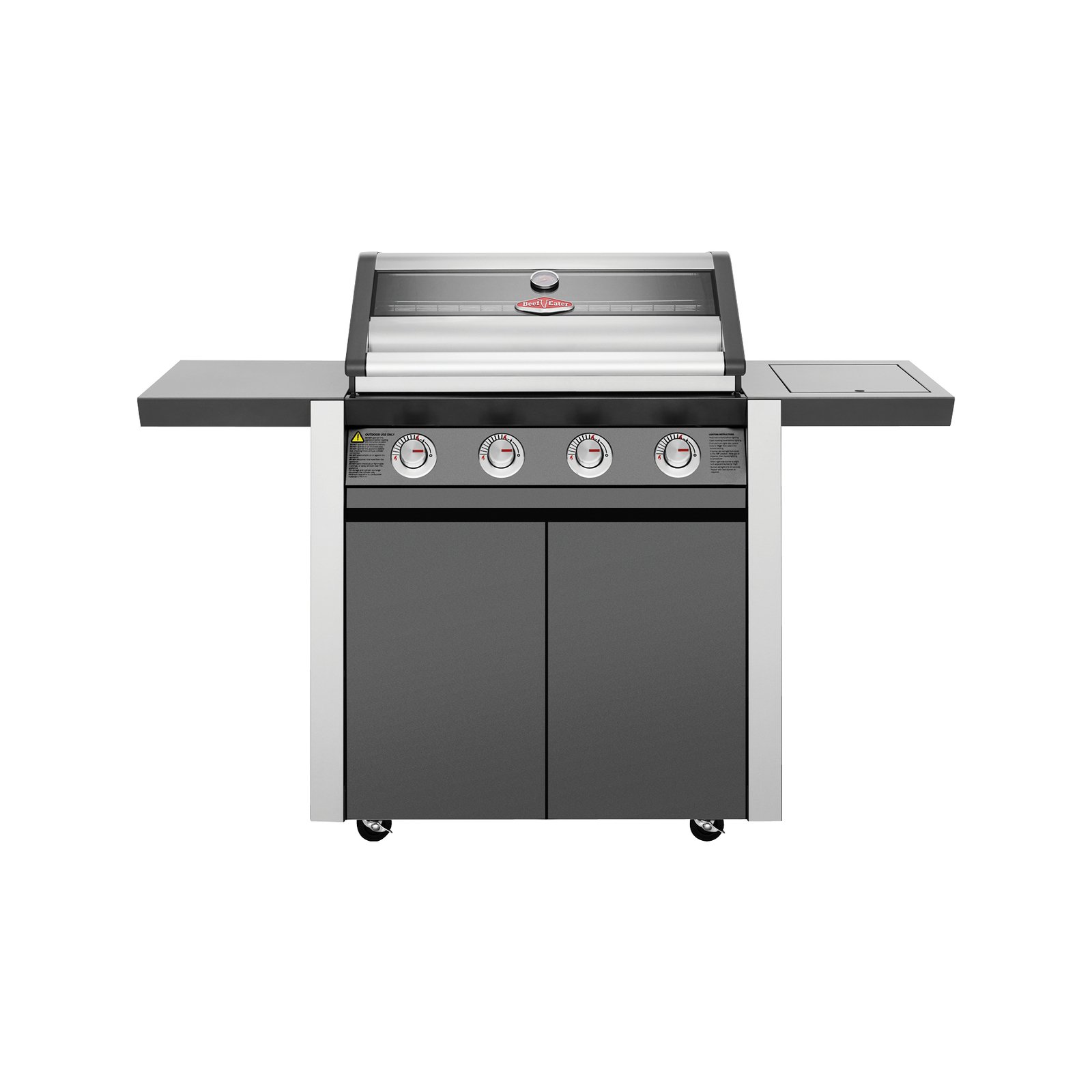 BeefEater 1600 Series 4 Burner Dark BBQ Bunnings Australia