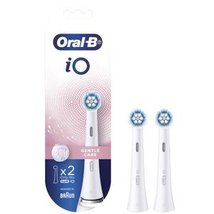 Oral-B iO Gentle Care Replacement Brush Heads 2 Pack (White)