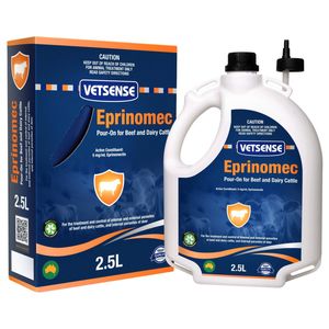 Vetsense Eprinomec Pour-On for Cattle 2.5L