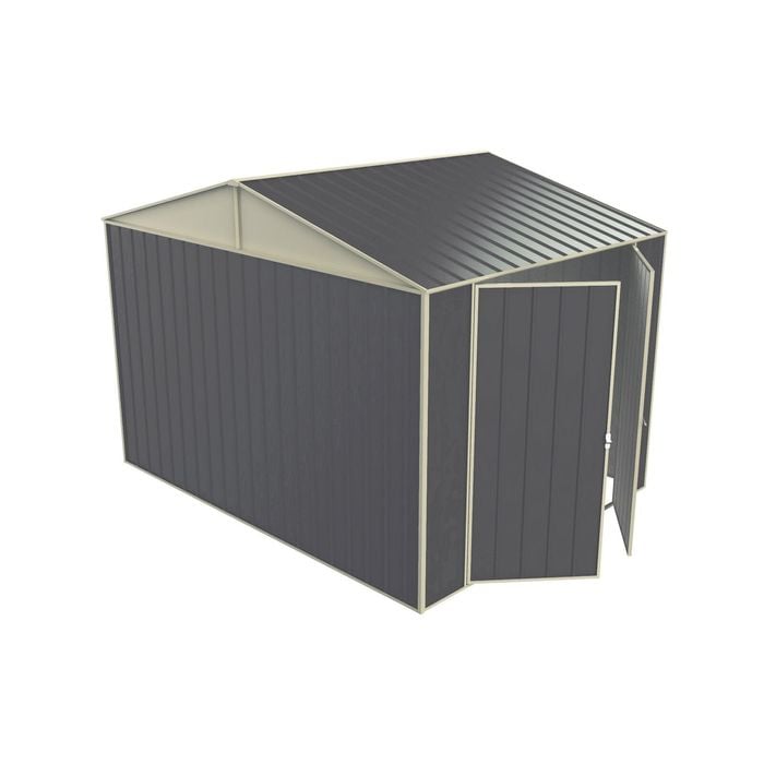 Build-a-Shed 3.0 x 2.3 x 2.3m Gable Double Hinged Side Door Shed - Grey