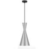 Telbix Flero Modern Pendant Hanging Lamp Light Aluminium Aluminium Brushed