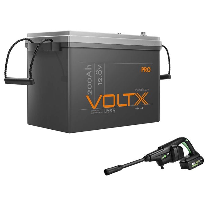 Voltx 12v 200ah Lithium Battery + 40v High Pressure Washer