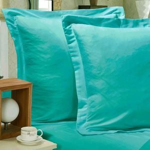 Fabric Fantastic 1000TC Premium Ultra Soft European Pillowcases 2-Pack Teal