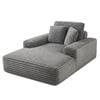Artiss Sofa Bed Lounge Chair Recliner Couch Reading Chairs Sleeper Cloud Sofas Grey