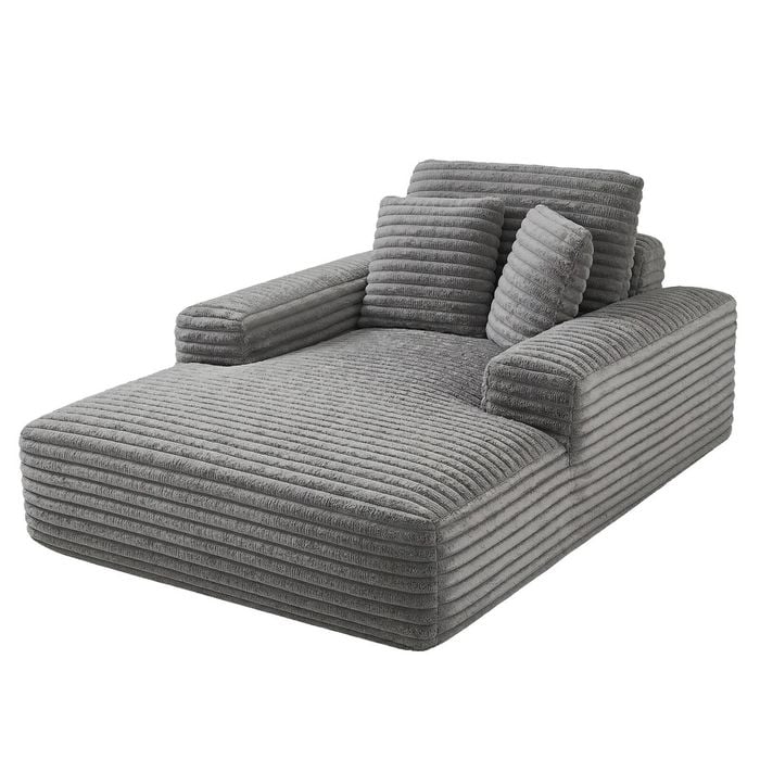 Artiss Sofa Bed Lounge Chair Recliner Couch Reading Chairs Sleeper Cloud Sofas Grey