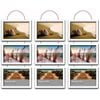 3PK Frankie & Me Wooden Triple Hanging 4x6'' Picture Frame Home Decor White