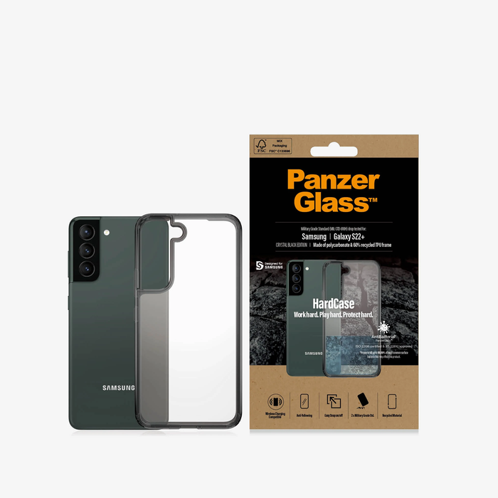PanzerGlass HardCase For Samsung Galaxy S22+ - Crystal Black