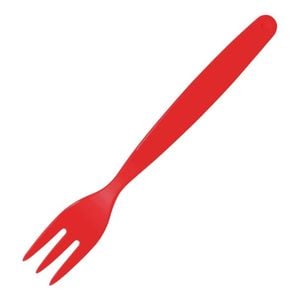 Olympia Kristallon Polypropylene Table Forks Red 174mm 12 Pack