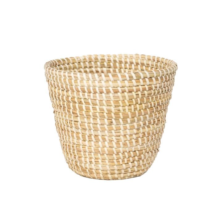 Astin Sinclair 250 x 230mm Tapered Vertiver Natural Basket Planter