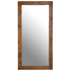 Best World 183 Cm X 91 Cm Wood Nordic Rectangular Mirror