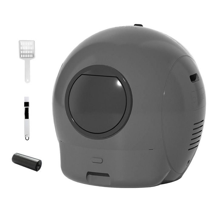 PaWz Automatic Smart Self-Cleaning Cat Litter Box - Grey
