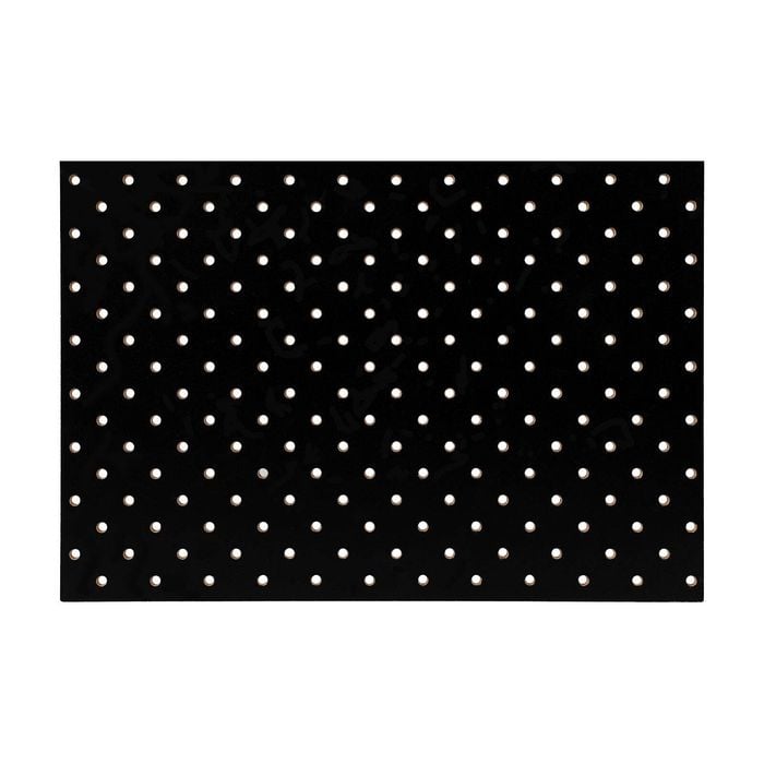 CUSTOMwood 1800 x 1200 x 5.5mm Black / White Reversible Pegboard MR HDF E0