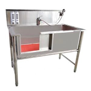 Dog Bath & Grooming Tub Stainless Steel 1.2 M  Station.
