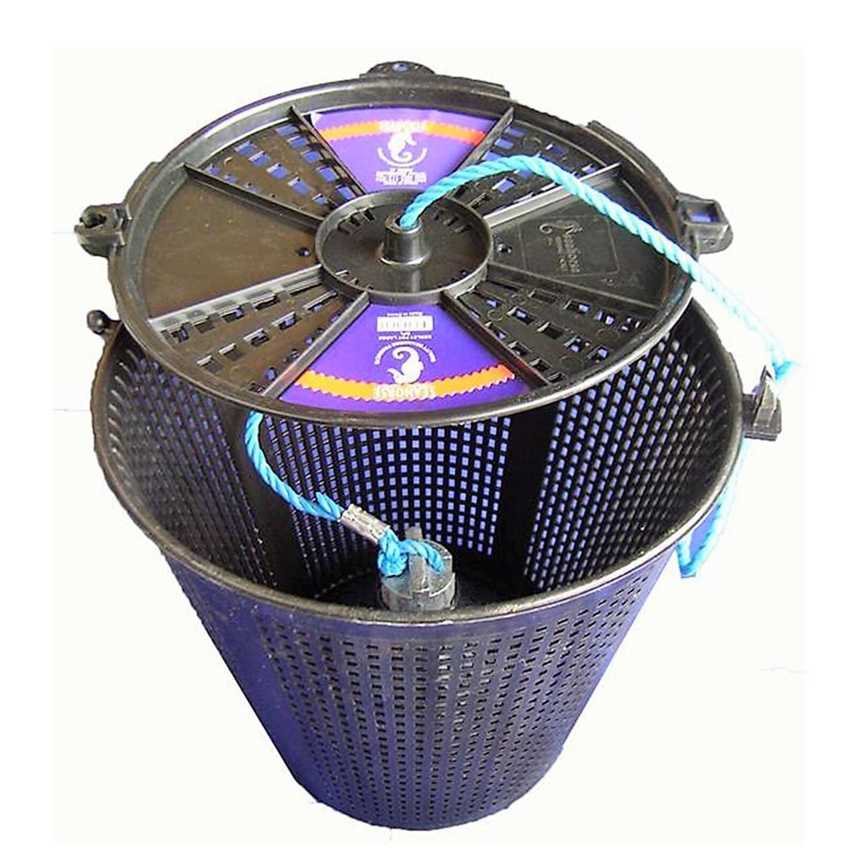 Seahorse Extra Large Weighted Berley Bucket / Bait Keeper & Rope ...