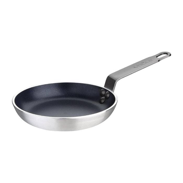 Vogue Blinis Pan Aluminium Non-stick Teflon 150mm Commercial Cookware