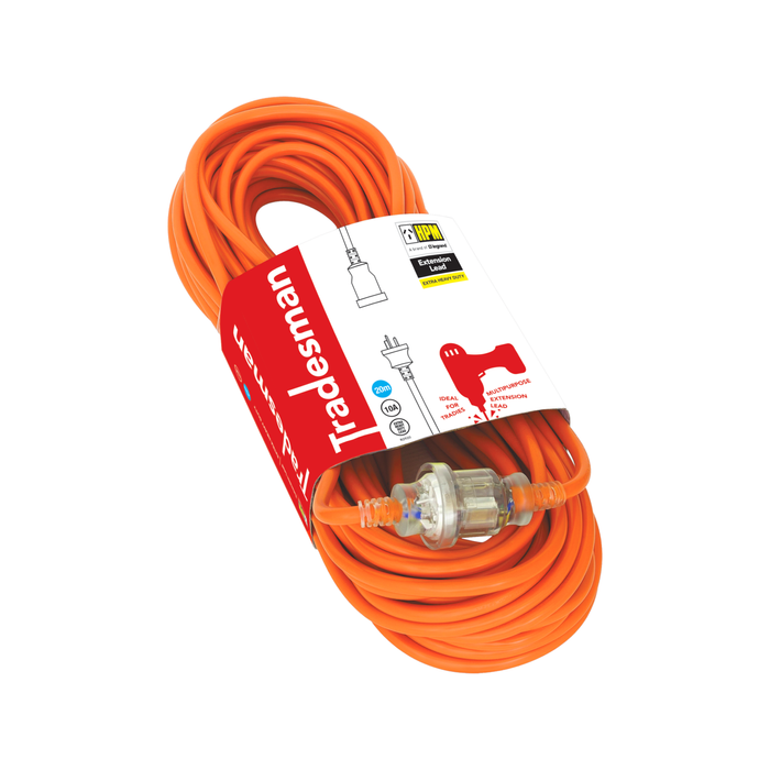 HPM 20m 10A Extra Heavy Duty Tradesman Extension Lead