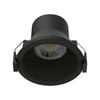 DETA 8W Black IP44 Tri-Colour Dimmable Anti-Glare LED Downlight