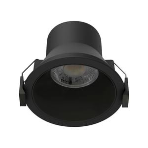 DETA 8W Black IP44 Tri-Colour Dimmable Anti-Glare LED Downlight