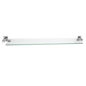 Estilo Chrome Lille Single Glass Shelf