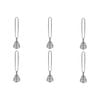 6PK Appetito Spring Whisk Home Kitchen Cooking Utensil Tool Silver