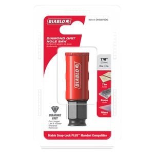 Diablo 7/8" Diamond-Grit Hole Saw