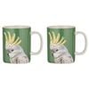 2pk Ashdene New Bone China 350ml Modern Birds Cockatoo Mug